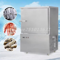 178l Large Volume Food Flash Freezing Equipment 6 Tray Air Blast Freezer Frozen Seafood Fast Freezing Refrigerator for Meat Fish