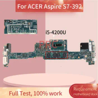 For ACER Aspire S7-392 i5-4200U Notebook Mainboard 12302-1 SR170 Laptop Motherboard