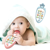 JoyNa 兒童音樂玩具手機 嬰兒多功能牙膠雙語寶寶玩具