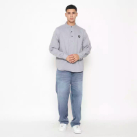 Juice Ematic Juice Ematic Kemeja Lengan Panjang Pria Corgee Koko Men Shirt Long Planet Surf