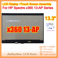 13.3"Original For HP Spectre x360 13-AP LCD Display Touch Screen Digitizer For HP x360 13-AP Display B133HAN05.7 M133NVF3 Screen
