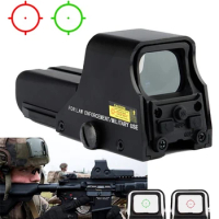 552 Holographic Sight Red Dot Sight for Metal Green &amp; Red Dot Sight Scope Adjustable Hunting Shooting 558 Riflescope