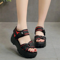 Women's sandals, wedge heel, heel support, flexible, elegant, soft, slip-resistant, AES style, model