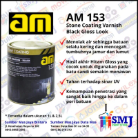Ready Cat Varnish Batu Alam Stone Coating Am 153 Black Gloss 2,5L Terlaris