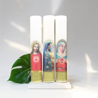 LILIN DOA KATOLIK 16 CM ISI 3 / LILIN ALTAR / LILIN DOA MURAH / LILIN SEMBAHYANG