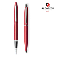 【SHEAFFER】VFM系列極致紅鋼筆+原子筆(E0940343+E2940351)