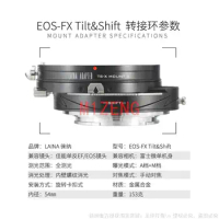 EOS-FX Tilt&amp;Shift adapter ring for canon eos lens to Fujifilm FX XE4 XE3/Xpro2/Xa5/XA7/XA20/XT4 xt5 xh1 xt100 x100t xt30 camera
