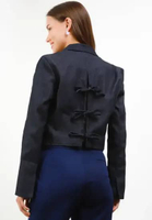 Blazer Denim Wanita Cropped Denim OW002 L