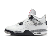 【NIKE 耐吉】Air Jordan 4 Retro 男鞋 白水泥色 復刻 AJ4 運動 喬丹 緩震 籃球鞋 FV5029-100