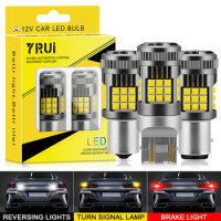 Yirui 2pcs Automobile Accessory LED Canbus 3030 36SMD Turn Signal Light Anti-strobe 1156 1157 7440 7443 With Fan Tail Brake Bulb