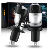 New 2pcs LED h4 projector H4 LED h4 projectorLED projector headlight bulb H4 9003 HB2 auto lamp car 