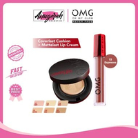 [BUNDLE] OMG Oh My Glam Coverlast Cushion + Mattelast Lip Cream 50N Creme 22 Crushed