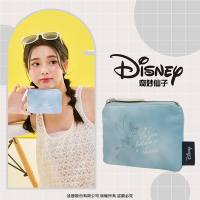 【Disney】奇妙仙子-票卡零錢包-薄荷綠 PTD21-C1-25MI