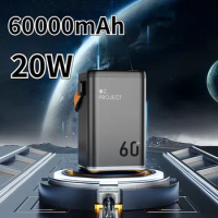 60000mAh Outdoor Portable Power Bank Camping Rechargeable Battery for IPhone Mi Fast Charge Powerbank