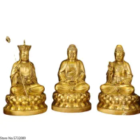 Shakyamuni Buddha Statue, Tathagata Buddha Statue, Three Holy Avalokitesvara Bodhisattva