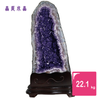 【晶辰水晶】5A級招財天然巴西紫晶洞 22.1kg(FA343)