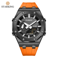 STARKING Fashion Trend Quartz Watch Luxury Brand 2023 New Men Watch 50M Waterproof Clock Silicone Watches Relogio Masculino