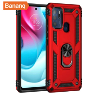 Bananq Shockproof Case For Motorola G60 G60S G50 G40 Fusion E20 E30 E32 5G E40 Stand Cover For Moto Edge 20 Lite 30 S Pro Plus