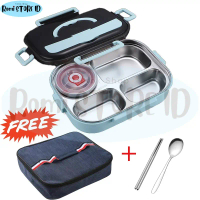 [PE0008] Kotak Makan Stainless Sekat 4 Lunch Box 4 Sekat Kotak Bekal