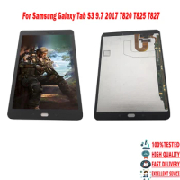 9.7"For Samsung Galaxy Tab S3 9.7 2017 T820 T825 T827 LCD Display+Touch Digitizer Screen Assembly T820 T825 T827 Amoled Tab S3