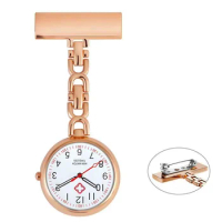 50pcs Personalized Nurse Watch Medical Wall Nurse Medical Pocket Watch Simple Women's Quartz Chest Watch Engraved Student