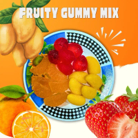 Fruity Gummy Jelly Mix Gummy Mango Strawberry Orange