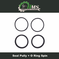 Seal Pully + O Ring Spin (Harga Per Set Isi 4) - Sil Siel Karet Oring Puli Puly Puley Pulley CVT Suz
