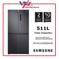 Samsung 511L Refrigerator RF48A4000B4/ME RF48A4000M9/ME French Door Twin Cooling Fridge Compressor E
