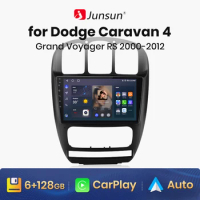 Junsun V1 AI Voice Wireless CarPlay Android Auto Radio for Dodgeavan 4 Grand Voyager RS 4G Car Multimedia GPS 2din autoradio