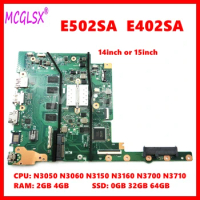 E402SA Mainboard For ASUS E402SA E502SA X502SA F502SA L502SA L402SA Laptop Motherboard With N3050 N3060 N3150 N3160 N3700 N3710