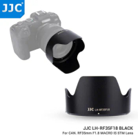 JJC Reversible Lens Hood Adapter Ring for Canon RF35mm F1.8 MACRO IS STM Lens on Canon EOS R5 R6 R RP Ra C70 Camera Accessories