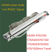 Sino KA-300 1um RS422 AA-BB-ZZ- Linear Glass Scale Sensor 0.001mm KA300 470mm-1020mm Linear Displacement Optical Encoder Ruler
