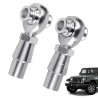 Injection Ball Joint Rod End Bearings Chrome Rod Ends Heavyduty Heims Joint 2pcs Rod Ends &amp; Rod End Heim Fitting KitFor Steering