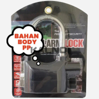 ready - gembok alram keamanan motor dan pagar ring panjang pendek bahan body pp tingkat alarm 11 dba