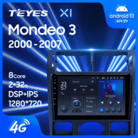 TEYES X1 For Ford Mondeo 3 2000 - 2007 Car Radio Multimedia Video Player Navigation GPS Android 10 No 2din 2 din DVD
