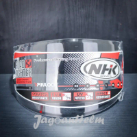 VISOR HELM NHK RX9 FLAT CLEAR + PINS LENSA KACA