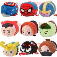 Disney Cartoon Tsum Tsum Loki Venom Ironman Spiderman Winter Soilder Hulk Dr. Strange Stuffed Plush Toys Dolls Gifts