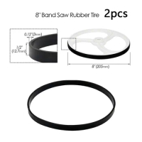 Premium Rubber Band for Band Saw, 10 Inch and 12 Inch Sizes, Provide Enhanced Grip and Prevent Blade Wandering