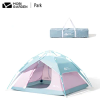 Mobi Garden Nature Hike Outdoor Camping Tent Travel Fully Automatic 4 Person Tent Portable Folding Beach Tent Camping Equipment