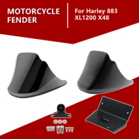 Motorcycle Black Front Bottom Spoiler Mudguard Air Dam Chin Fairing for Harley XL Sportster 883 1200