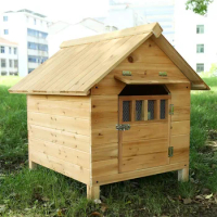 Pet House Indoor and Outdoor Dog Crate Wooden Dog CrateFour Seasons Dog Kennel