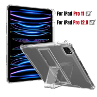 TPU Case For Ipad 12.9 4th 5th 6th Generation 2022 PC Stand Cover Pro 11 inch 2021 2020 4nd Gen Funda iPad Pro 12 9" 3rd 2018