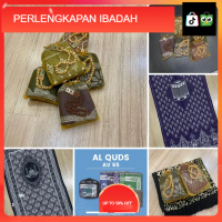HAMPERS LEBARAN HAMPERS RAMADHAN Paket Souvenir Tile Sajadah AL-QUDS + Tasbih Sovenir Parcel Sajadah