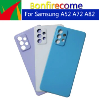 10Pcs\Lot For Samsung Galaxy A52 A72 A82 4G 5G Housing Battery Back Cover Case Rear Door Chassis Replacement