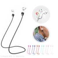 Magnetic Anti-Lost Silicone Earphone Rope Holder Cable For AirPods 3 Pro 1 2 Wireless Bluetooth Headphone Neck Strap Cord String