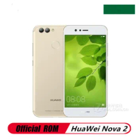Original HuaWei Nova 2 4G LTE Mobile Phone 20.0MP+12.0MP+8.0MP Fingerprint Kirin 659 5.0" 1920X1080 4GB RAM 64GB ROM Android 7.0