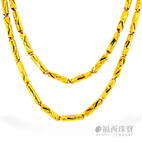 預購 福西珠寶 9999黃金項鍊 超神奇項鍊 加粗2尺套頭(金重3.20錢+-0.03錢)