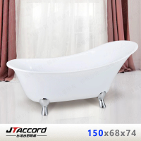 【JTAccord 台灣吉田】850-150 古典造型貴妃獨立浴缸(薄型窄邊框)