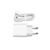 Infinix XC05 Charger Kit - 20W Fast Charging Adaptor with 3A Type-C to C Cable white