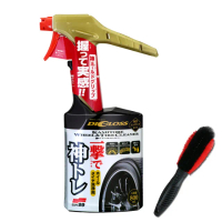【Soft99】好神輪圈輪胎清潔劑 / 800ml超大容量(再送CARBUFF 輪圈雙色刷)